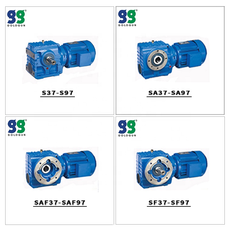 Helical Worm S Series Aright Angle Gear Motor Gearbox High Quality Helical Worm Gearbox Gear Motor Reduction