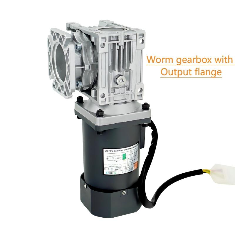 40W~250W AC Gear Motor with NMRV30 RV40 RV50 Worm Gearbox Speed Reducers Includes Speed Controller