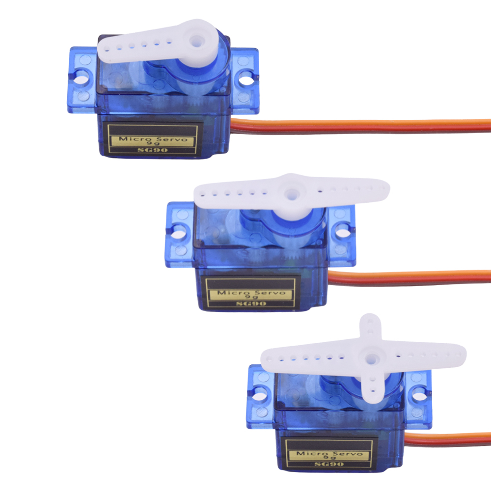 SG 90 Microservo Drone SG90 Plastic Gears Spindle DC 9g Servo Motor Industrial Arduino 180 360 Servomotor For RC Car Robot Arm
