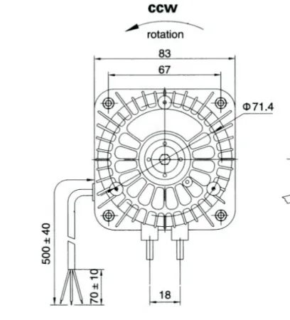 Electric Shaded Pole Motor 4