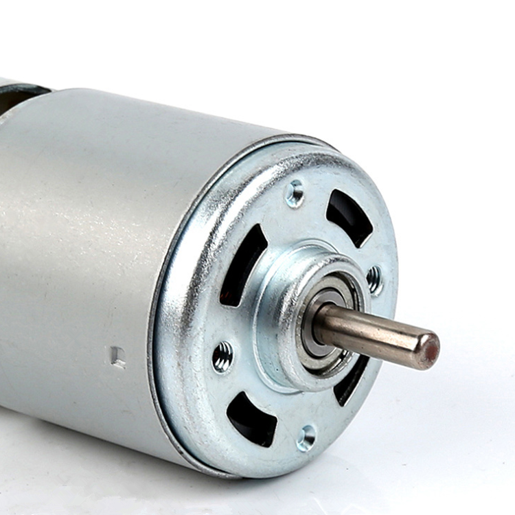 High Power Torque Electric Brushless DC Motor RS 775 10000-12000 RPM Gear for Home Appliance Fan 12V 24V 36V Permanent Magnet