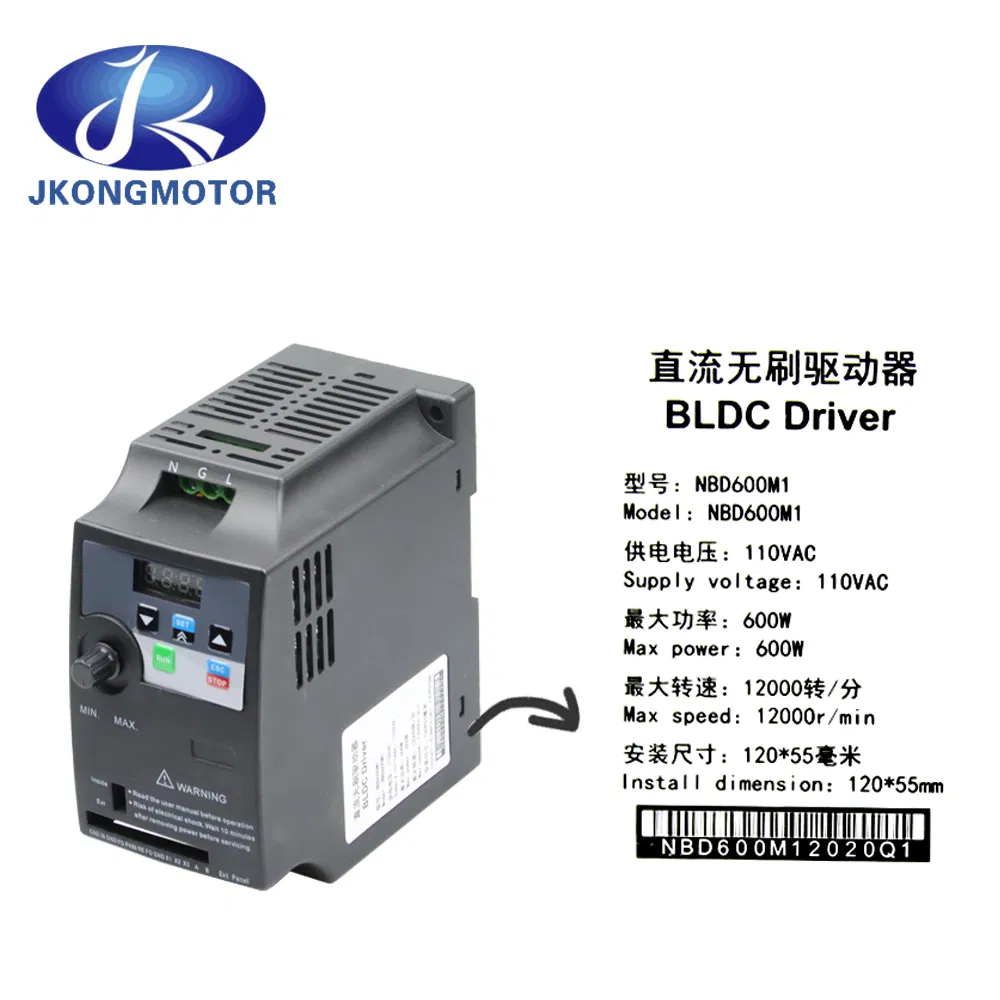 High Speed CNC Lathe Router Milling Air Cooling Water Cooled AC Spindle Motor 0.7kw DC Brushless Spindle Motor with Inverter Kit