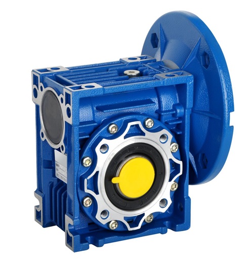 NMRV063 Ratio 30 Single Output Shaft Worm Gear Reducer Electric Motor 50 Gearboxes Aluminum Casing Flange Mounted Machinery