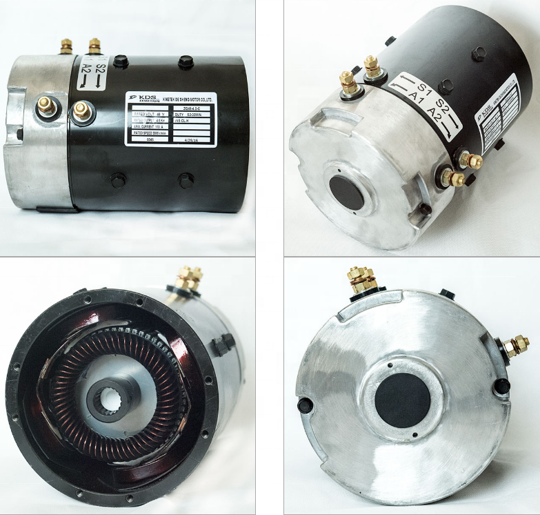 DC Motor 4kw 48v 24 Splines for Golf Cart