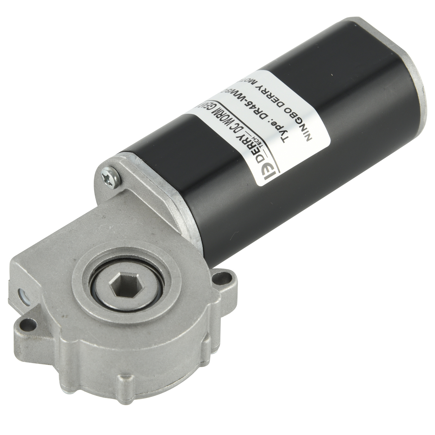 24V 12V DC WORM METAL GEAR MOTORS WITH ENCODER