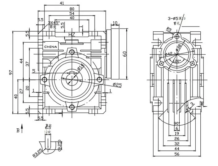 Reducer Dimensions