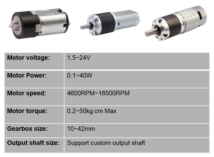 DC Planetary Gear Motor