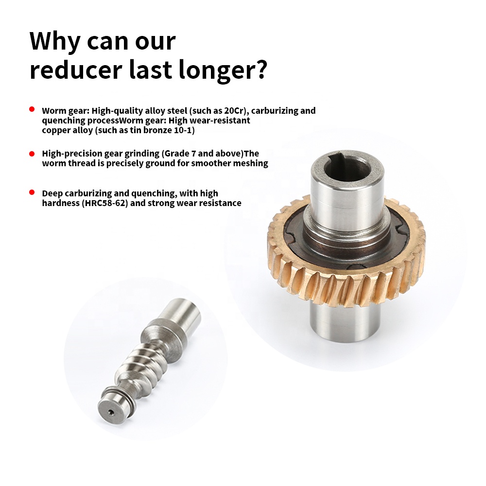 High Efficiency NMRV025 NMRV030 NMRV040 NMRV050 NMRV063 NMRV075 NMRV090 AC 220V 380V Gear Motor Self Locking Worm Motoreductor