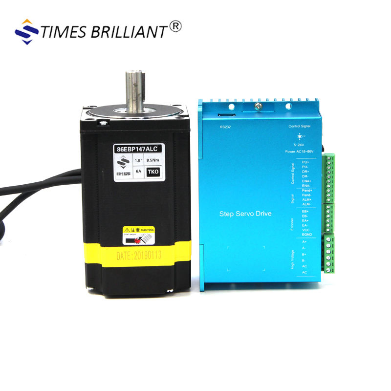 High-Torque 86ebp147alc-Tk0 2-Phase Closed Loop Stepper Motor Kit