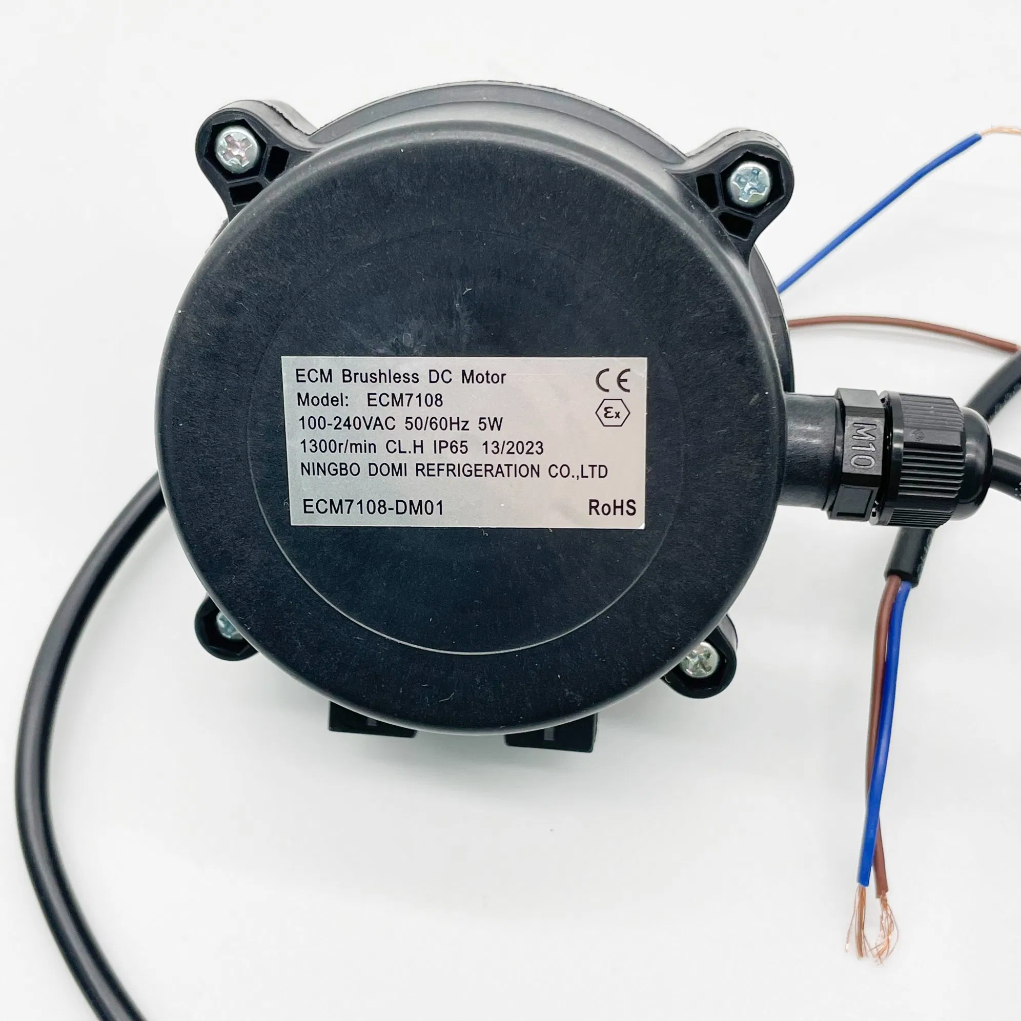 Versatile Brushless Ec Motor AC DC 100-240V 6115 Refrigeration and HVAC Fan Motor Ecm Brushless Motor with Plastic Blade