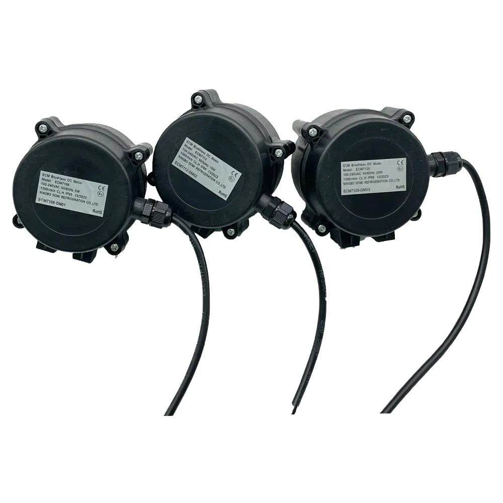 Versatile Brushless Ec Motor AC DC 100-240V 6115 Refrigeration and HVAC Fan Motor Ecm Brushless Motor with Plastic Blade