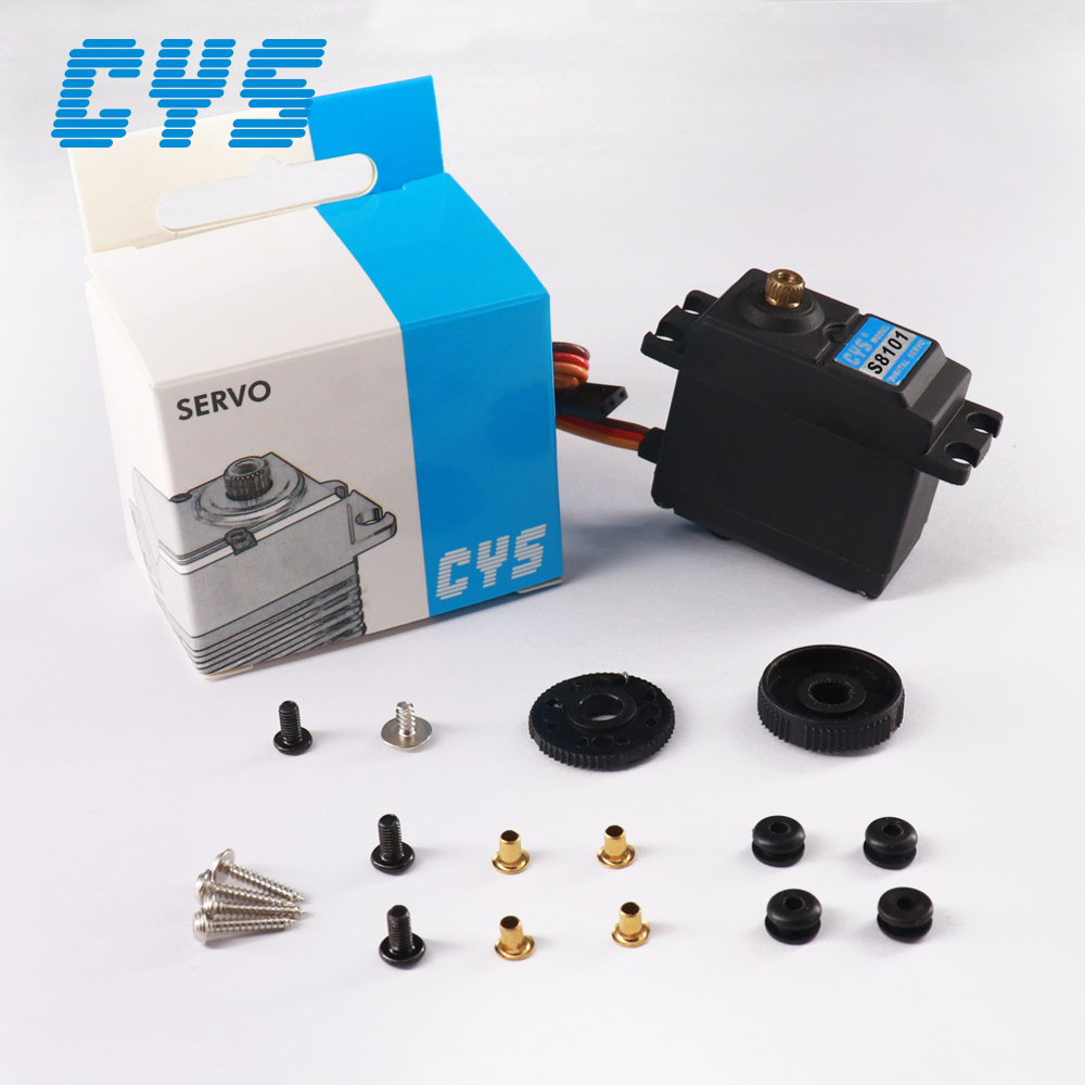 Factory Direct Selling Servo: 56g CYS-S8101 13kg Torque Digital Iron Core Motor Servo With Metal Gear For RC Robot Model