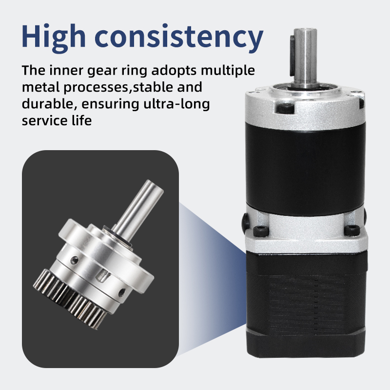 Nema17 Nema23 Planetary Gear Stepper Motor Gearbox Motor Ratio 1:4 1:5 1:10 1:20 1:50 1:100 High Torque