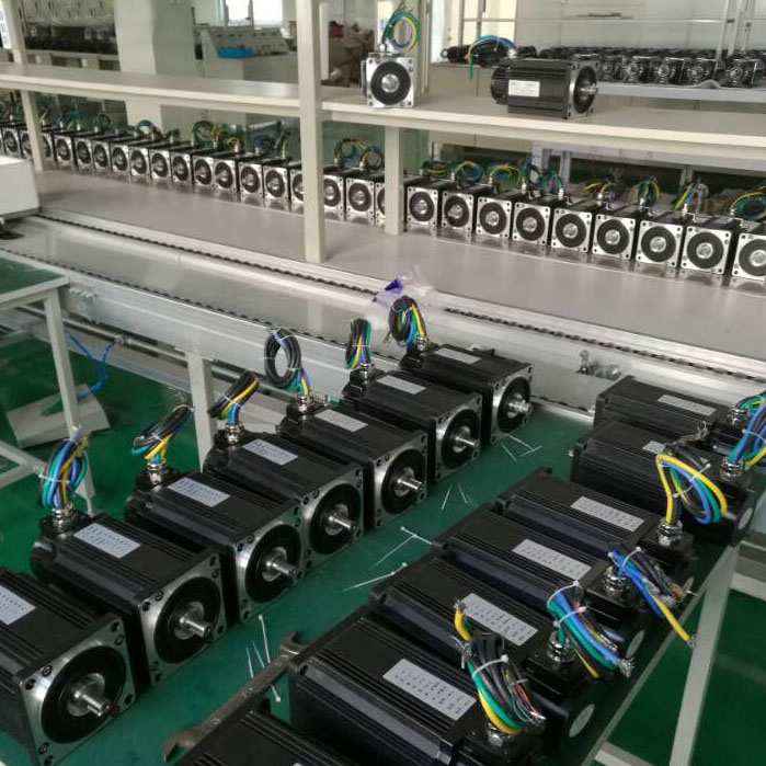 High Precision 48V 3000W High-Power AC Servo Motor 14.8n. M High Torque Brushless DC Servo Motor for Car