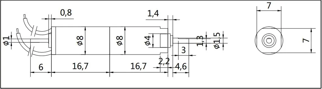 Motor Dimension Chart