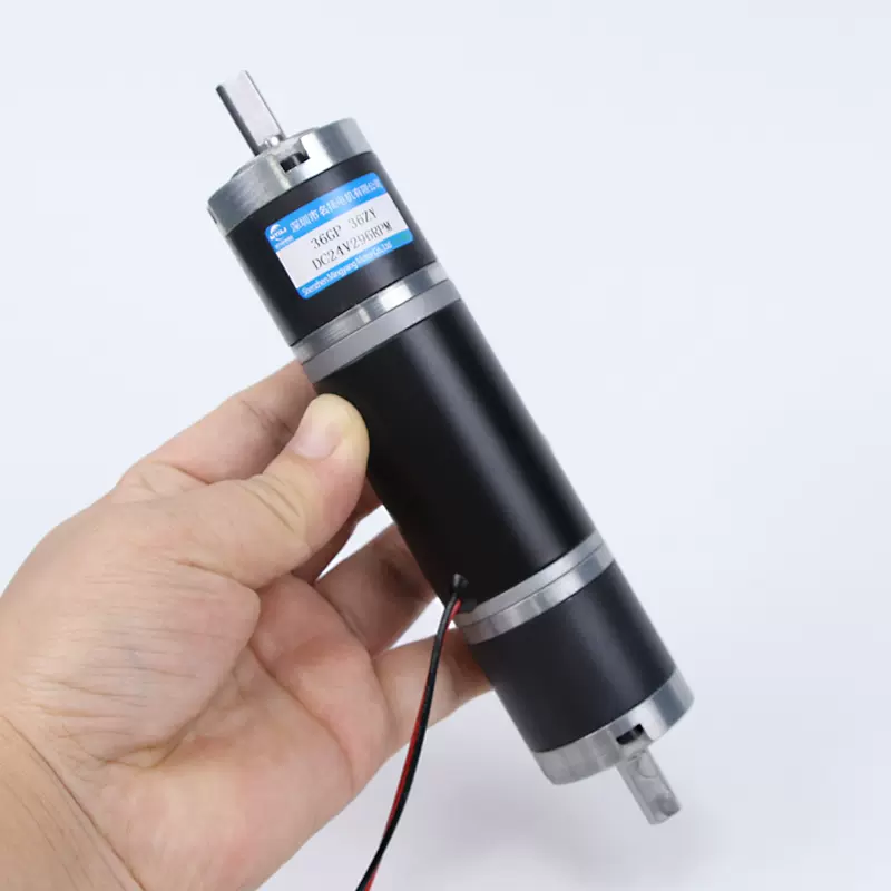 High Torque 12V-24V 36-36ZY Planetary Gear DC Reduction Motor 6mm/8mm Dual Axis for Fan