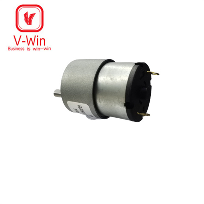 37mm Diameter RS385 Permanent Magnet DC Motor 37GB385 12V 24V Mini Brushed Spur DC Gear Motor with Low Rpm