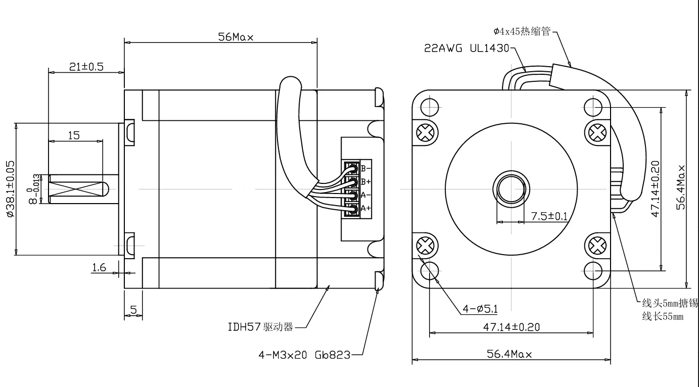 Stepper Motor Detail 2