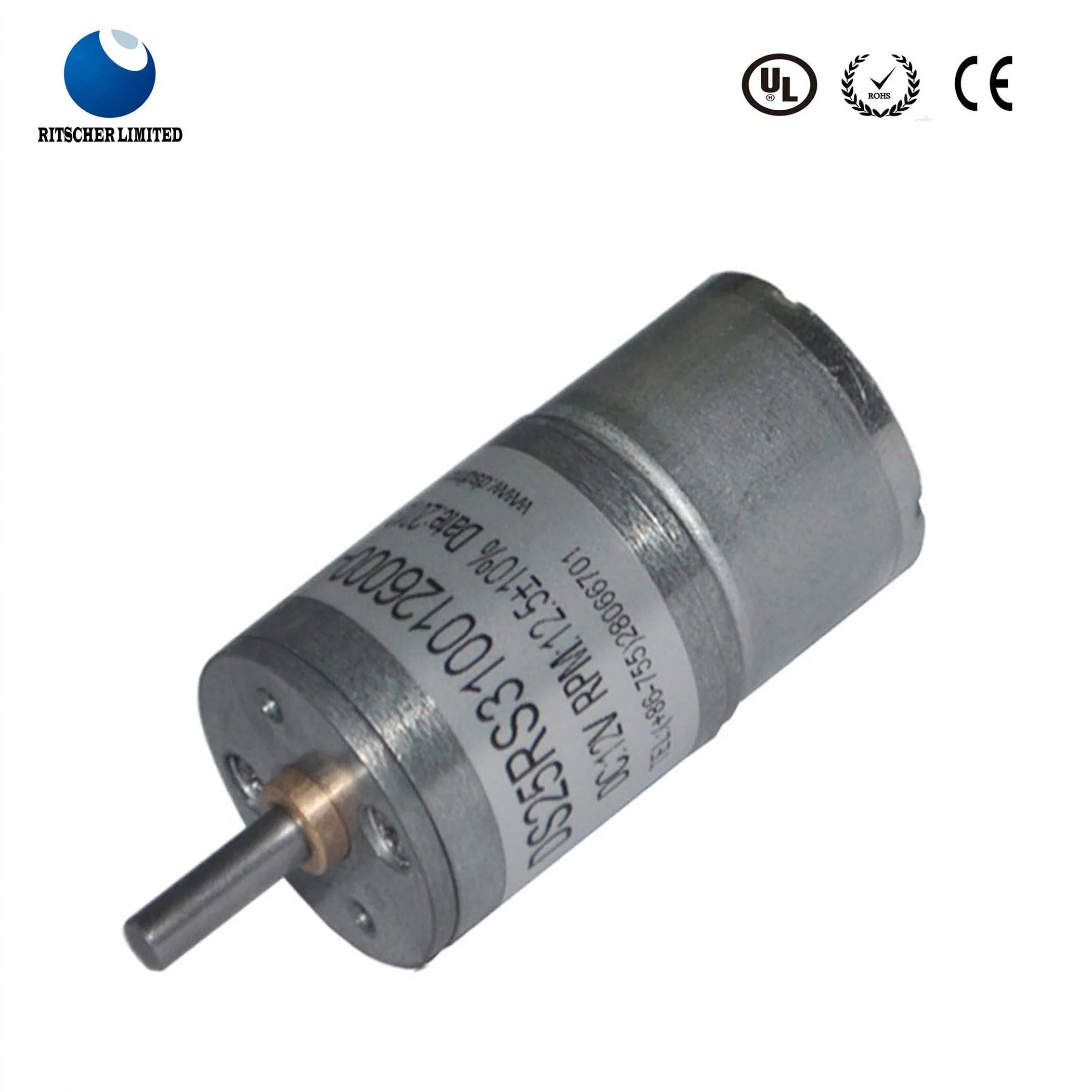 High Torque 6V 12V DC Electric Spur Gear Brushless Motor for Printer/Service Robots