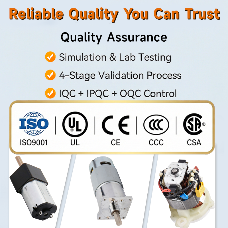 Brushed DC Gear Electrical Motor With Worm Gearbox For ATM Machine/Medical Equipment