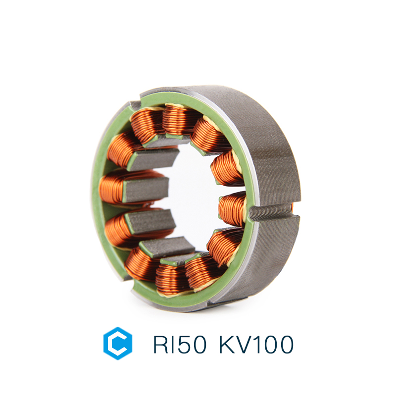CubeMars RI50 KV100 Frameless Motor High Torque Inrunner Brushless DC Motor for Robot Joint Cobot Arm Exoskeleton Parts