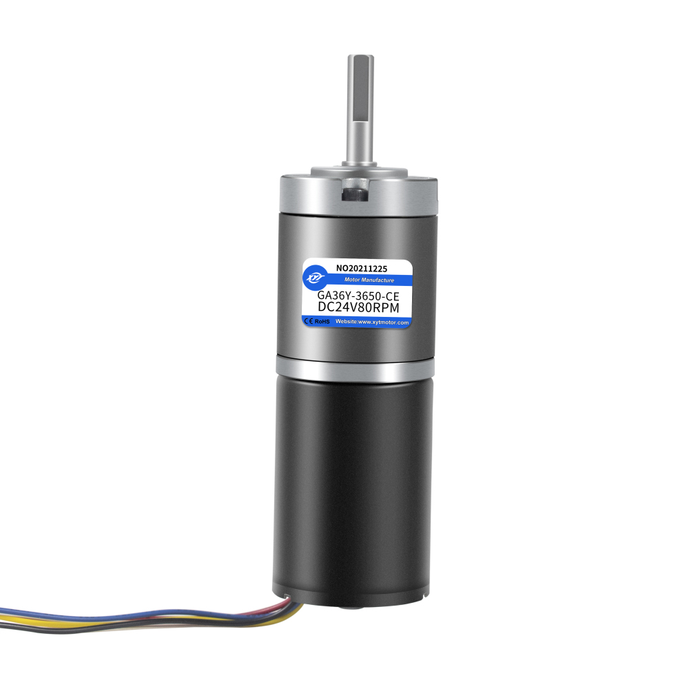 XYT GA36Y-3625 6V 12V 24V Reverse CW CCW High Torque 30KG 36MM DC Brushless Electric Planetary Gear Motor Permanent Magnet