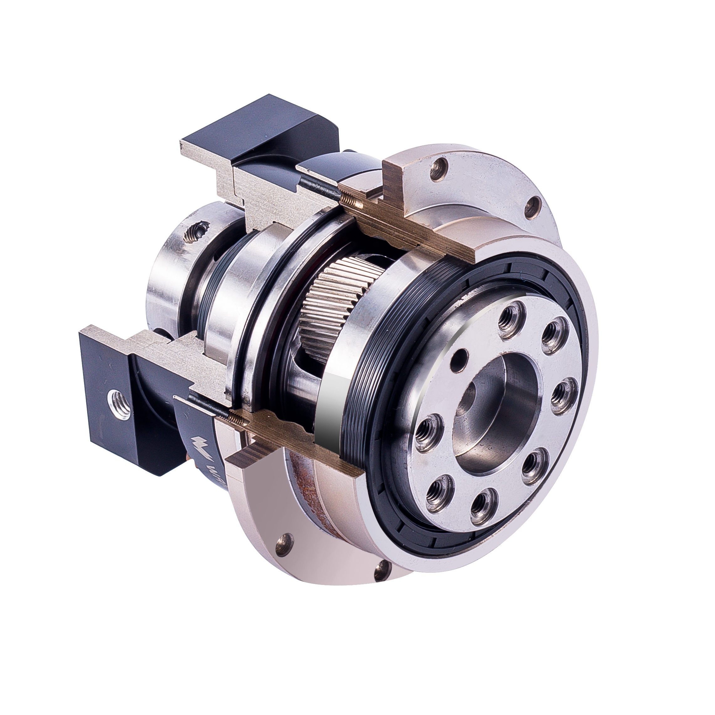 WANSHSIN High Precision Planetary Gearbox Reducer Servo Motor Three Stage Reduction Ratio 60:1-512:1 Gear Motor