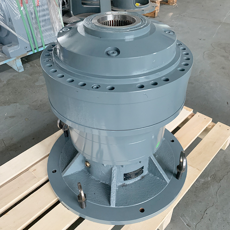 Industrial Planetary Gearbox Coaxial Output Servo Motor Reducer Manufacturer 50 1 Ratio 22 RPM 9600 Nm Torque Vertical Mount