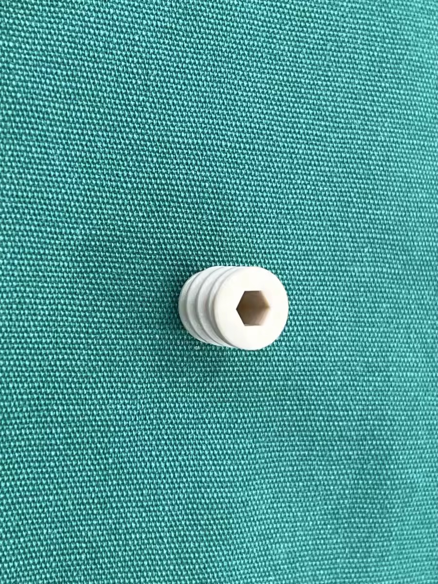 PEEK Tendon Fixation Screw 7x10mm Interference Screw for Orthopedic Surgery Ligament Reconstruction Soft Tissue Repair
