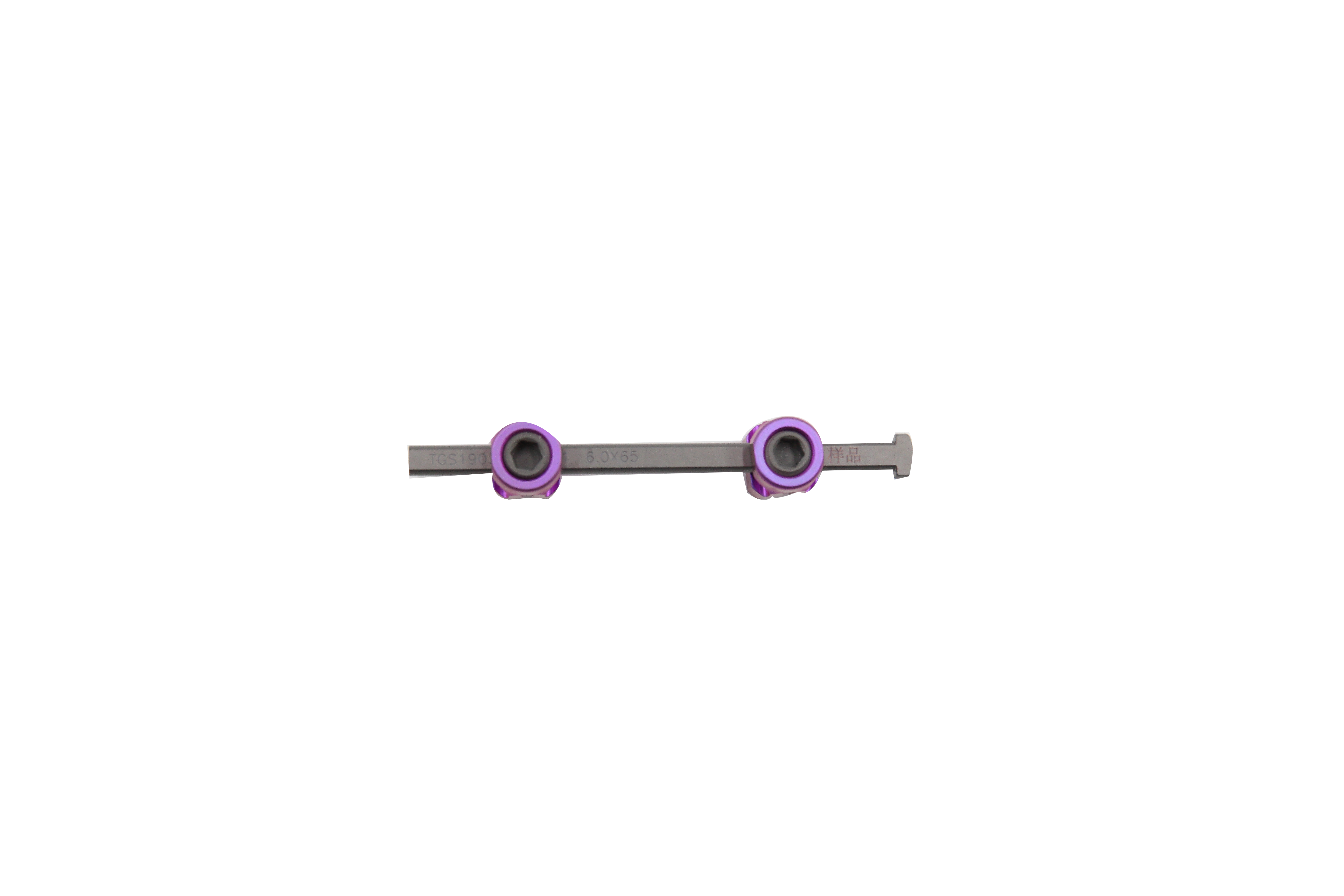 Geasure 6.0 Titanium Straight Rod Posterior Internal Fixation Orthopedic Implant for Spinal Surgical Medical Intervention