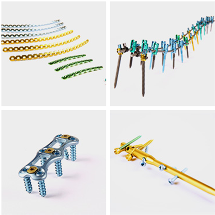 Geasure Factory Price Orthopedic Implants Titanium 5.5 Spinal Polyaxial  Pedicle Screw