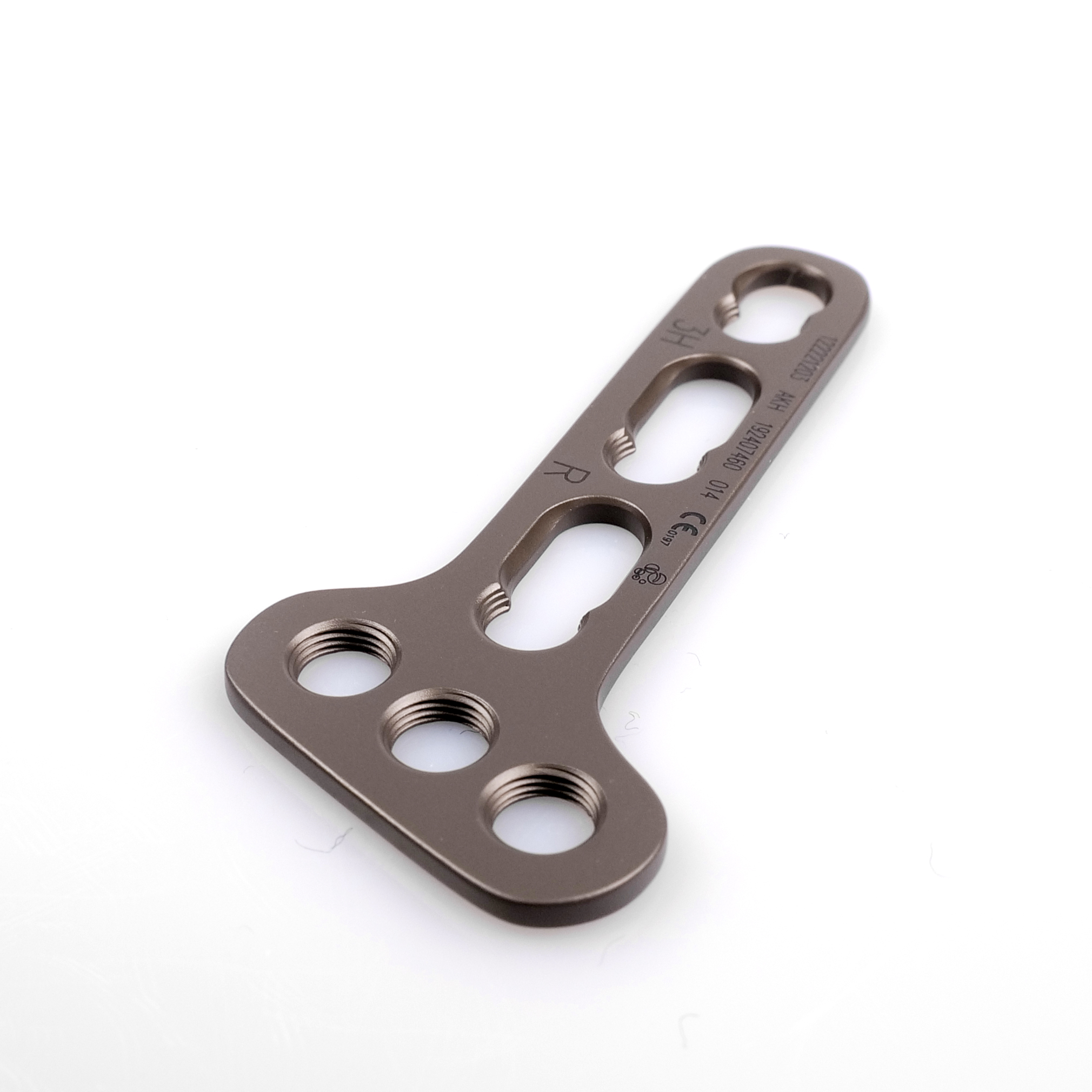 CANWELL 3.5mm Radius T Titanium Locking Plate Oblique Angled Orthopedic Implant Trauma Bone Fracture Surgery CE OEM