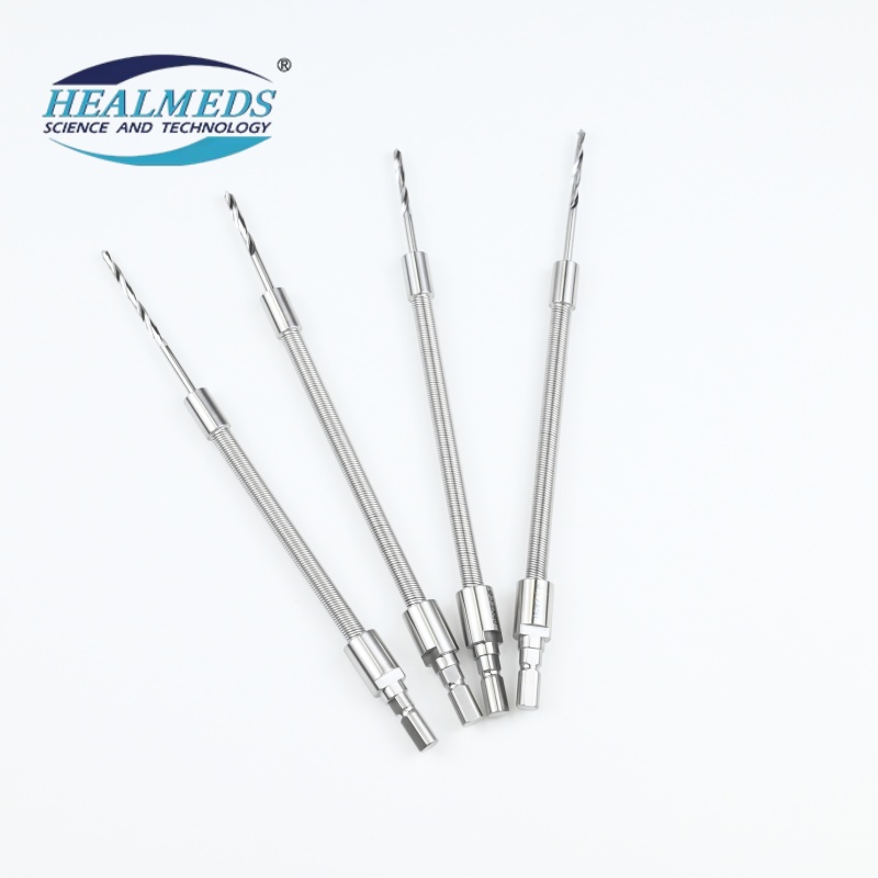Flexible Drill Bits Allow for Angled Drilling in Minimally Invasive Surgery