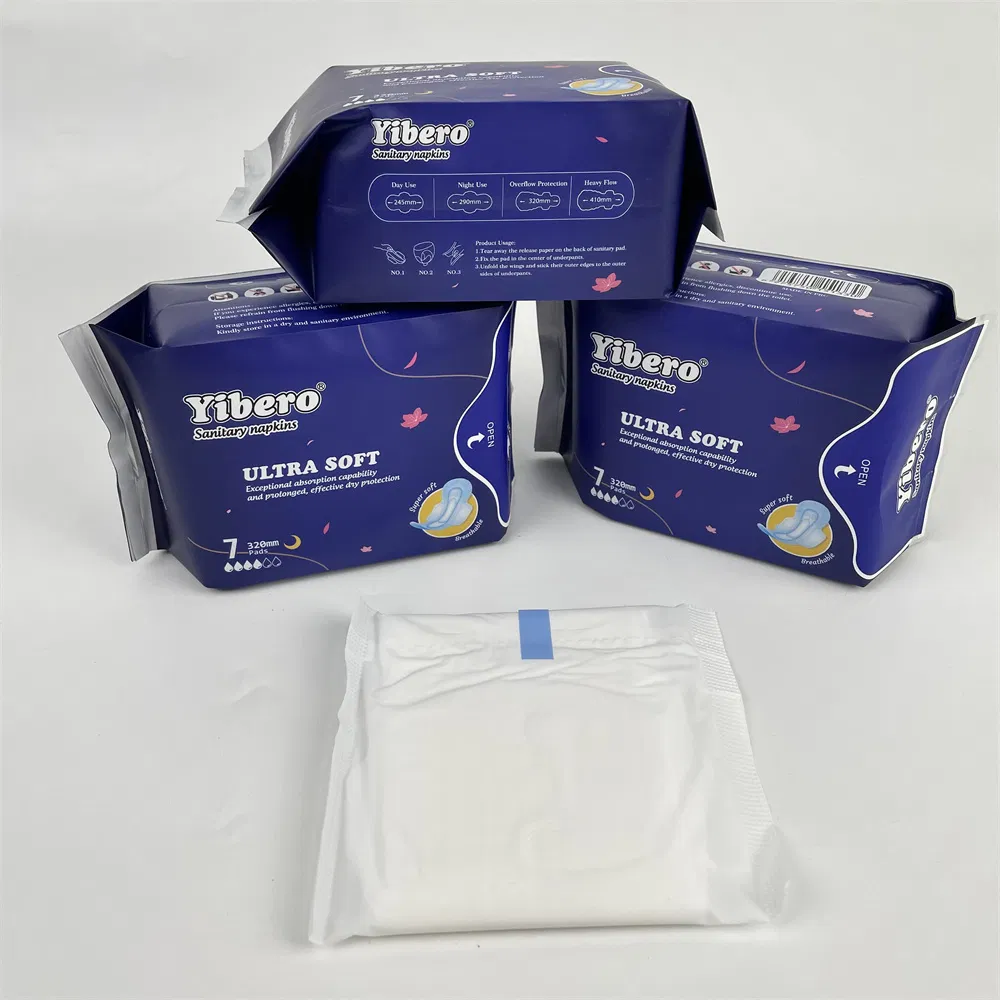 Compresas desechables ultra delgadas y transpirables para mujer, almohadillas nocturnas a precio de fábrica