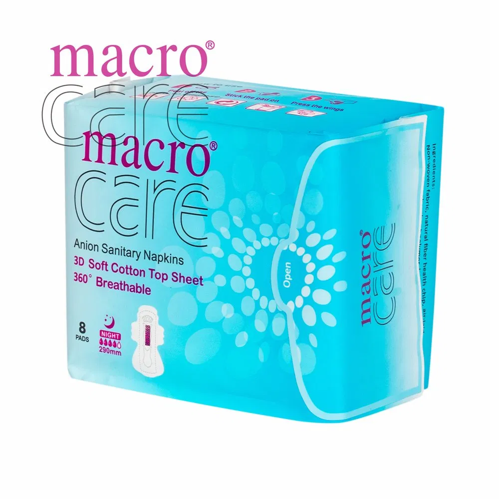Toallas sanitarias de algodón orgánico para mujeres