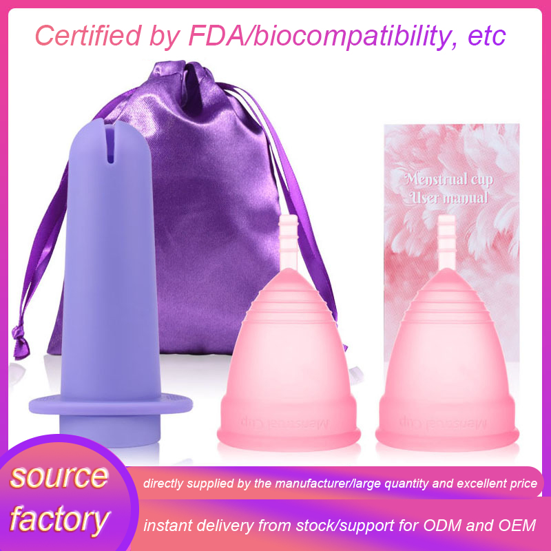 Copa menstrual reutilizable de alta calidad y ecológica, copa de silicona para el período femenino, copa menstrual libre, esterilizador de copas menstruales