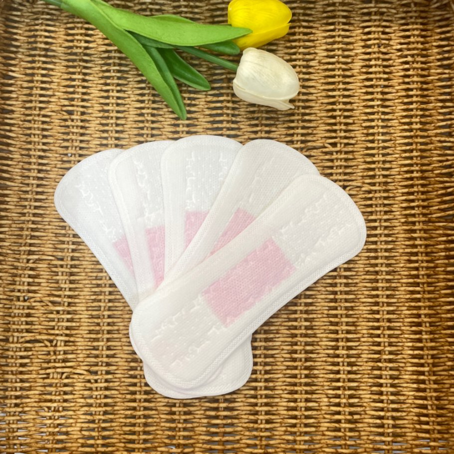 Protectores diarios de algodón orgánico de bambú biodegradable Care Best con aniones