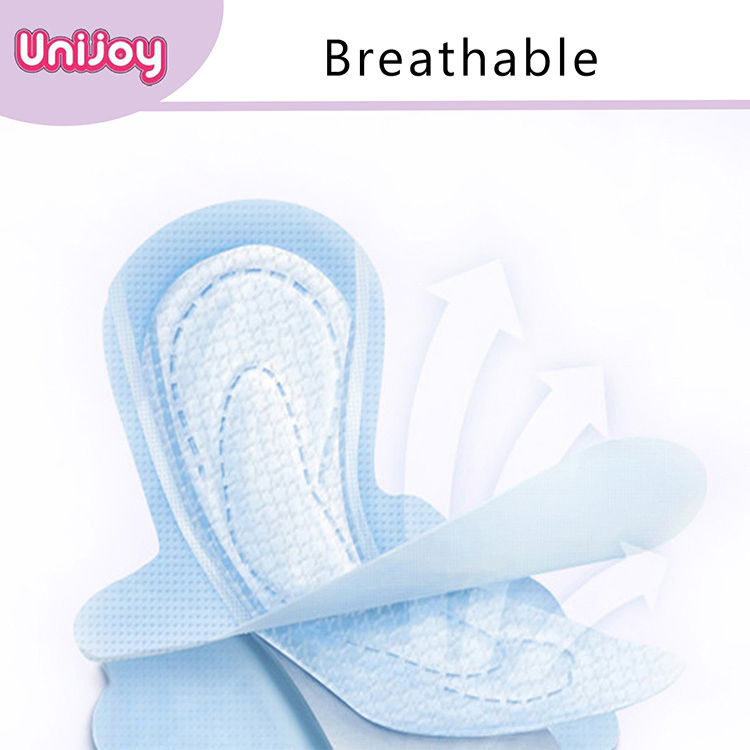 Fábrica OEM Mayorista Desechables de Algodón Orgánico Ultra Delgado Aniónico Compresas Menstruales Femeninas