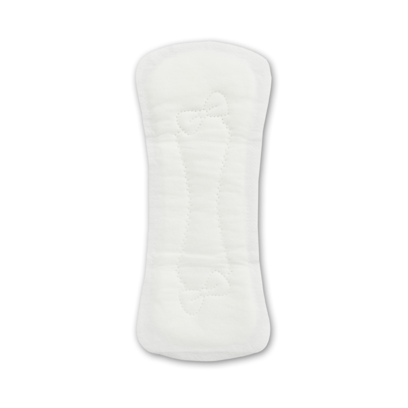 100% Compresa de algodón suave y seco biodegradable para mujer