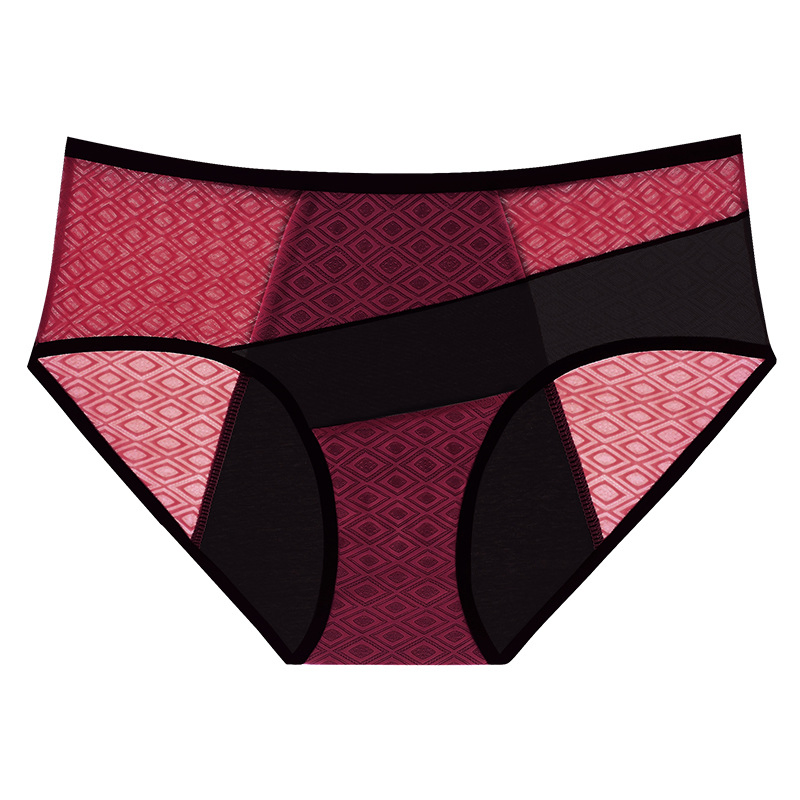 Ropa interior menstrual de gran tamaño para mujeres, a la altura de la cintura