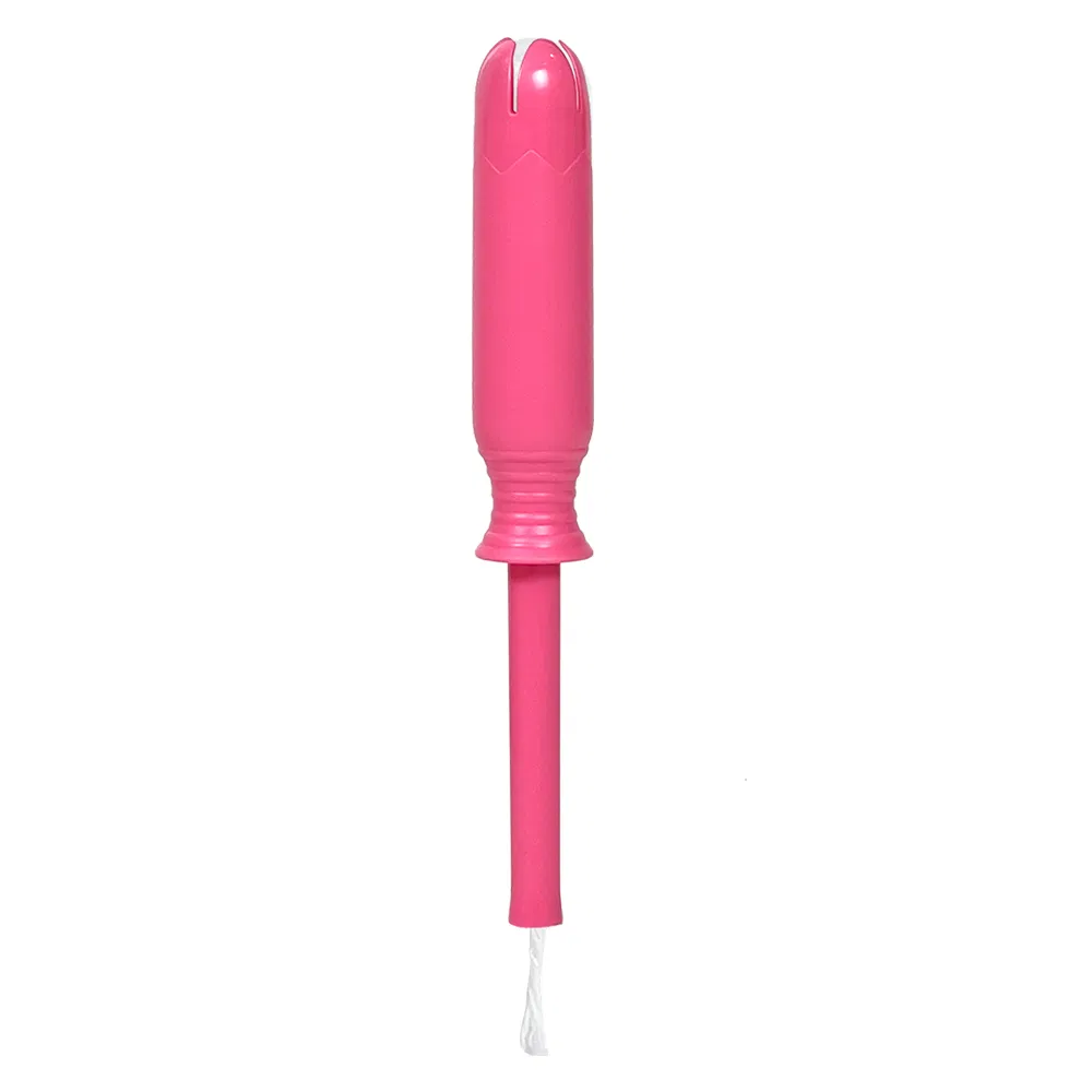 Tampones de algodón orgánico sin sabor con aplicador regular, super y superplus, fabricante