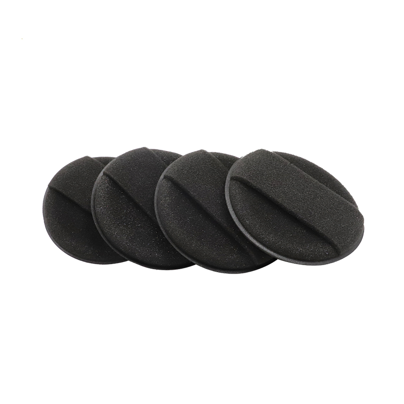 12PCS Esponjas redondas de espuma de cera polaca para aplicar en cristales de coche de calidad superior y creativa