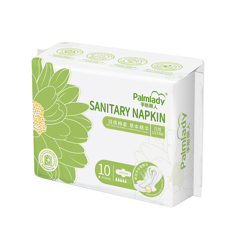 Palmlady Ultra Absorbente Compresa Menstrual para Piel Sensible