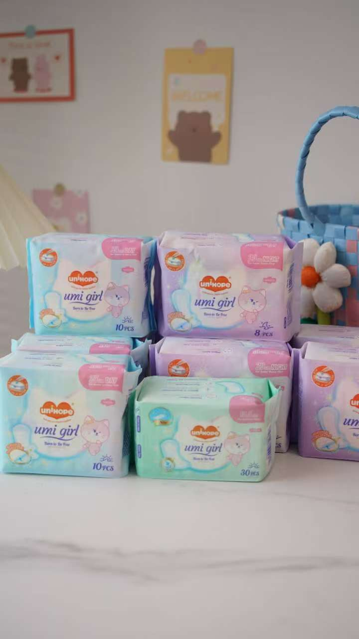 Cuidado Femenino de Higiene Toalla Sanitaria Personalizada de Grado A Sin Alas Etiqueta Privada Forro de Panty Aniónico
