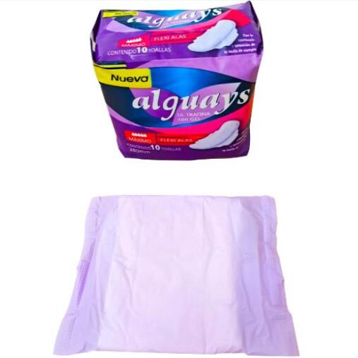 Compresas desechables para la noche, compresas femeninas, toallas sanitarias