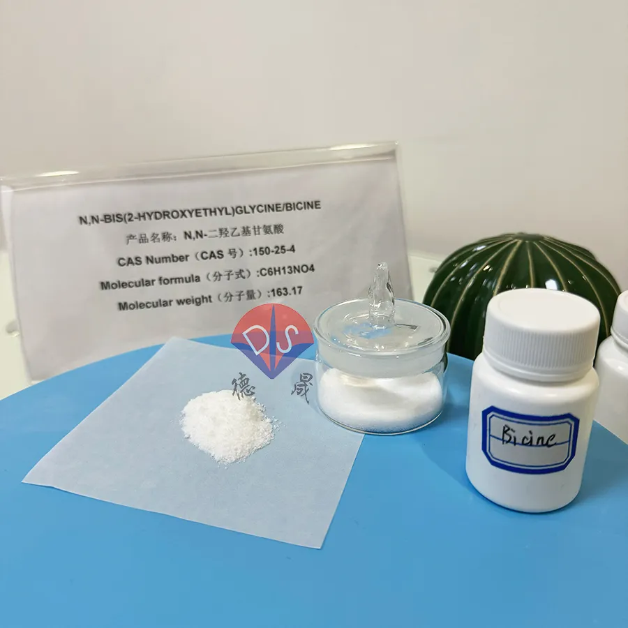 Mejor Precio Bicine Buffer N, N-Di (2-HYDROXYETHYL) Glicina 150-25-4 con Bajo Precio