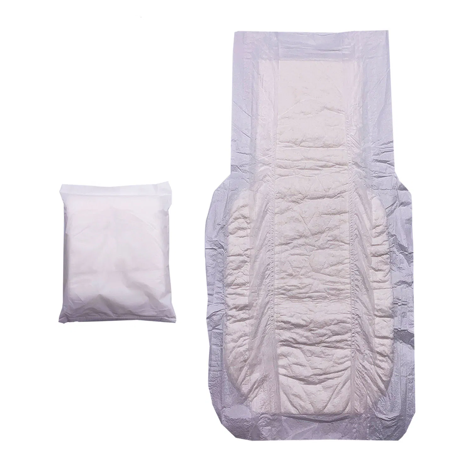 Compresas menstruales de marca privada de algodón orgánico para hospitales