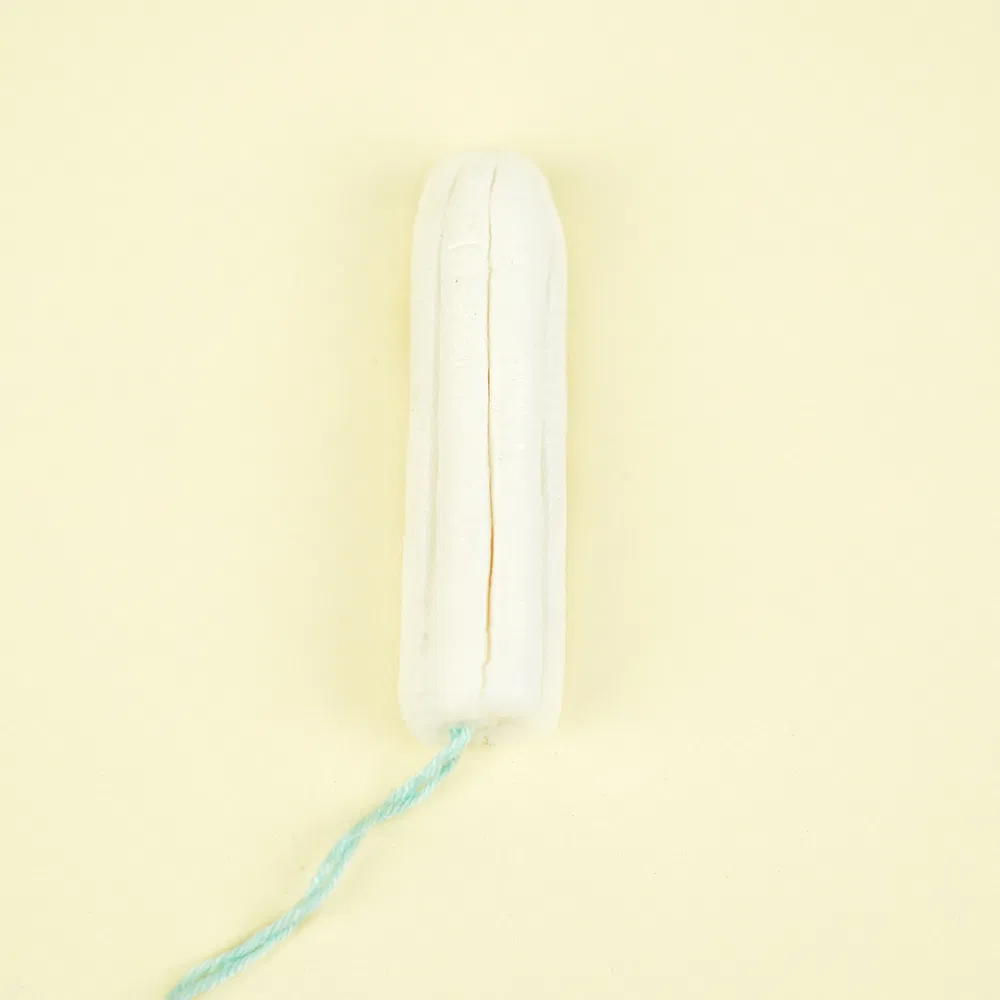 Aplicador de plástico de tampones de perlas para mujeres de algodón orgánico tampón