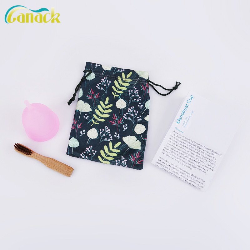 Copa menstrual de silicona médica para higiene femenina