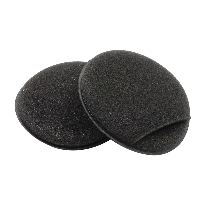 12PCS Esponjas redondas de espuma de cera polaca para aplicar en cristales de coche de calidad superior y creativa